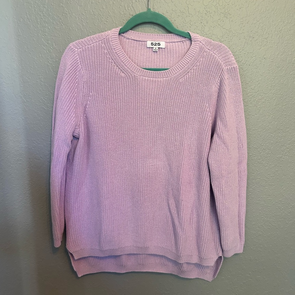 525 America Light Lavender Crewneck Sweater